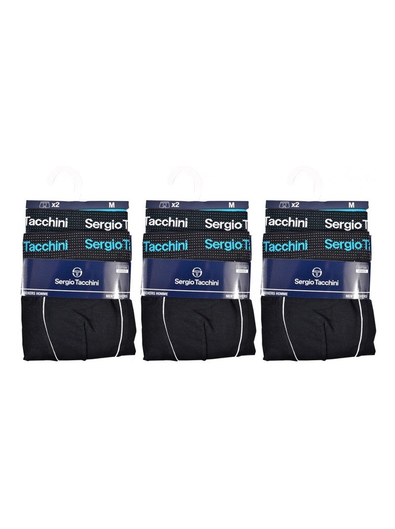 Pack de 6 Cuecas Boxer SERGIO TACCHINI Multicolorido - Kiabi