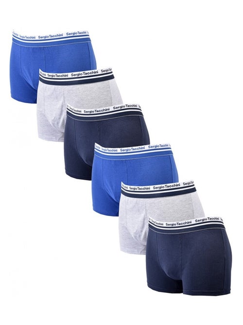Pack de 6 Cuecas Boxer SERGIO TACCHINI - Kiabi