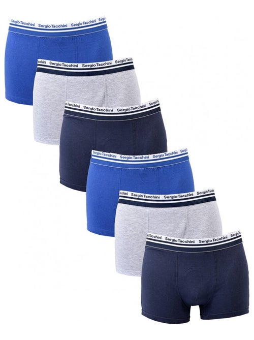 Pack de 6 Cuecas Boxer SERGIO TACCHINI - Kiabi