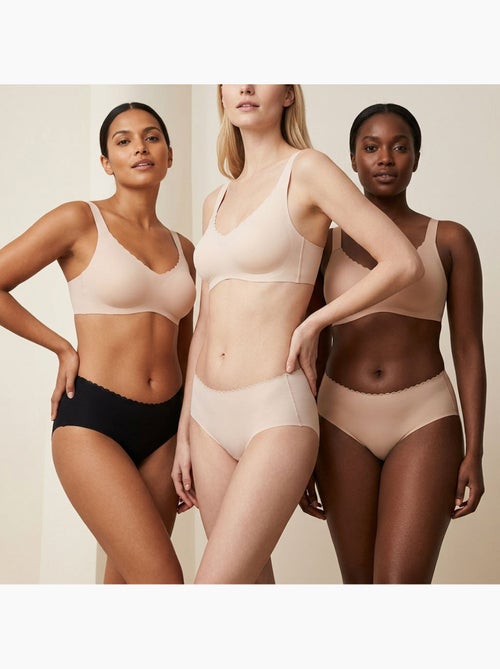 Pack de 6 Cuecas Mulher Invisíveis Renda e Laser OZABI - Kiabi Pack de 6 Cuecas Mulher Invisíveis Renda e Laser OZABI - Kiabi