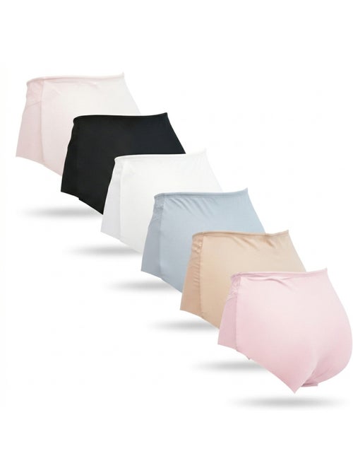 Pack de 6 Cuecas Mulher Invisíveis Renda e Laser OZABI - Kiabi Pack de 6 Cuecas Mulher Invisíveis Renda e Laser OZABI - Kiabi