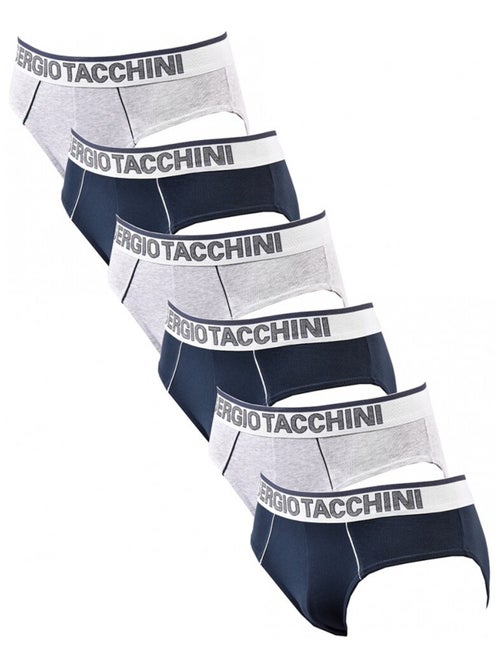 Pack de 6 Cuecas SERGIO TACCHINI - Kiabi Pack de 6 Cuecas SERGIO TACCHINI - Kiabi