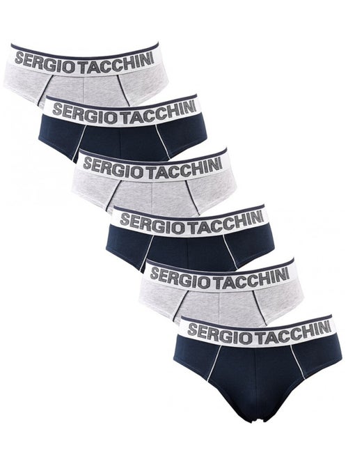 Pack de 6 Cuecas SERGIO TACCHINI - Kiabi Pack de 6 Cuecas SERGIO TACCHINI - Kiabi