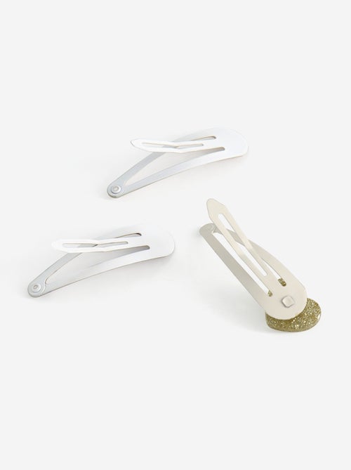 Pack de 6 ganchos de cabelo clic clac - Kiabi