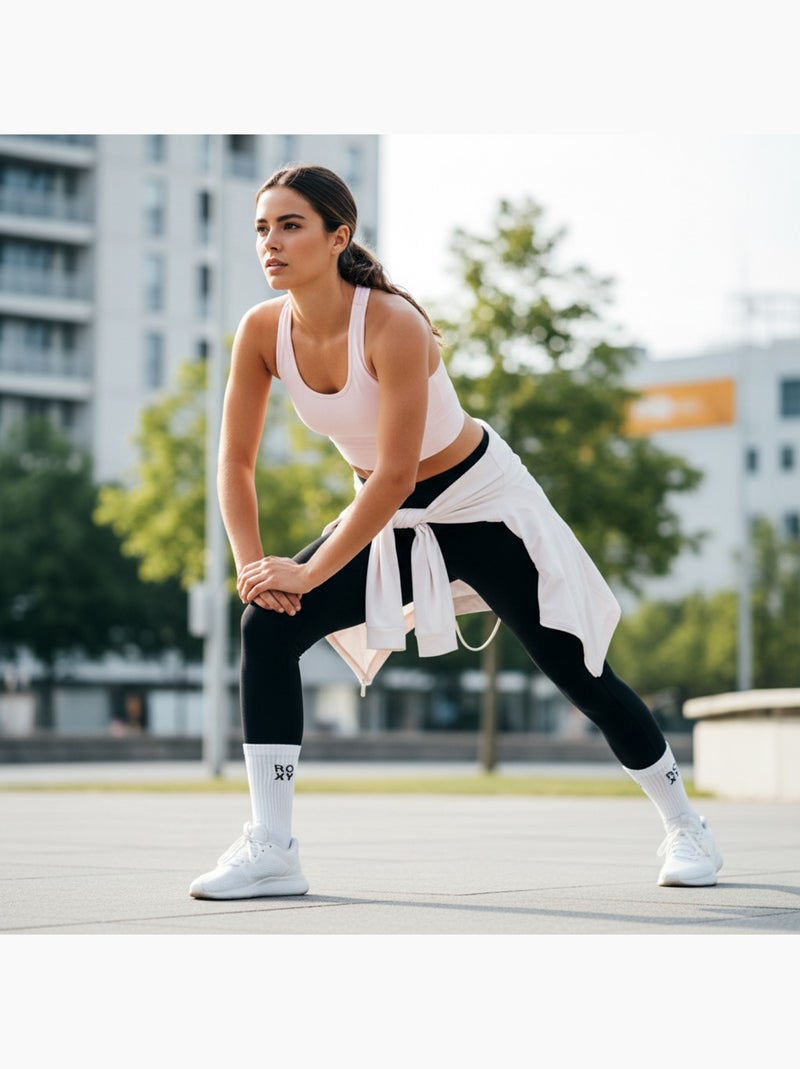 Pack de 6 Meias Crew Mulher ROXY Branco - Kiabi