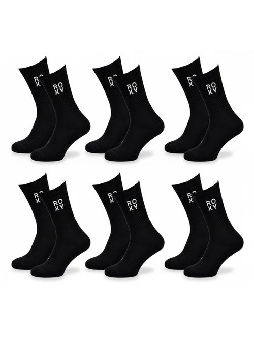 Pack de 6 Meias Crew Mulher ROXY - Kiabi