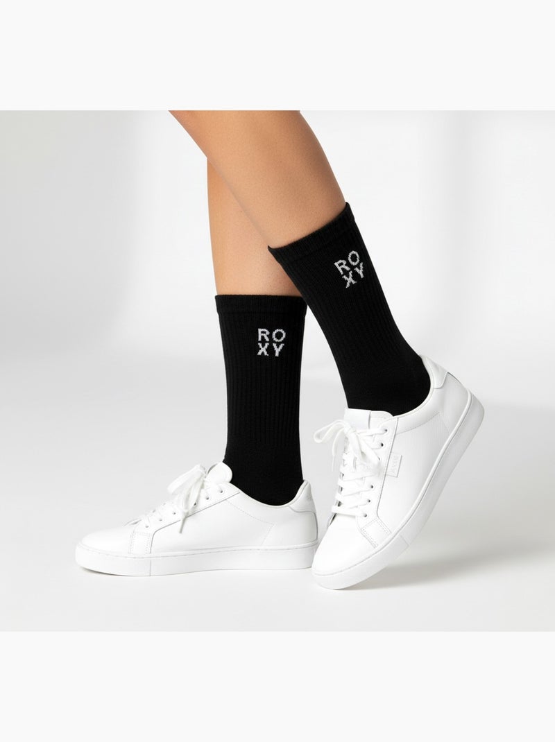 Pack de 6 Meias Crew Mulher ROXY Preto - Kiabi