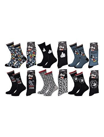 Pack de 6 Meias Homem DISNEY MICKEY MOUSE