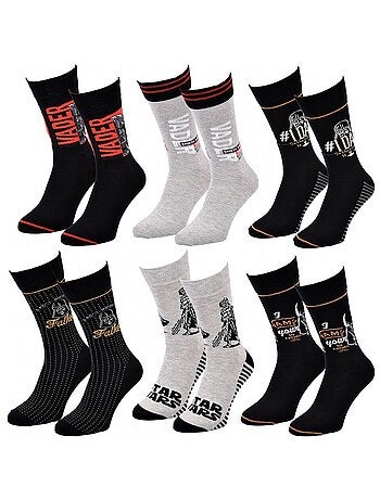 Pack de 6 Meias Homem DISNEY STAR WARS