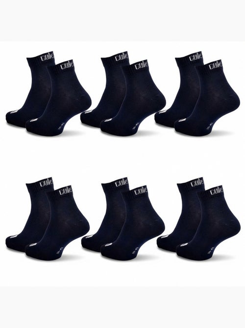 Pack de 6 Meias Homem QUARTER Desporto QUIKSILVER - Kiabi Pack de 6 Meias Homem QUARTER Desporto QUIKSILVER - Kiabi