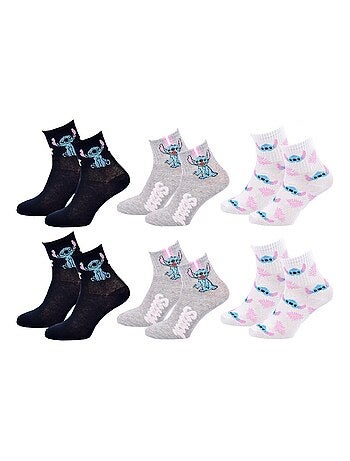 Pack de 6 Meias Mulher LILO E STITCH