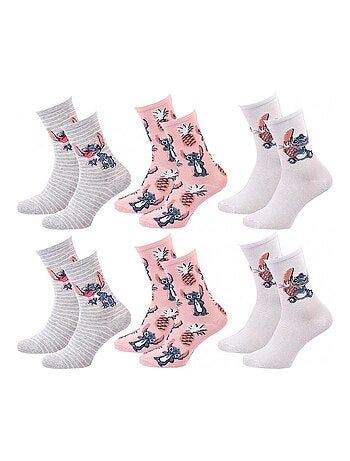Pack de 6 Meias Mulher LILO E STITCH