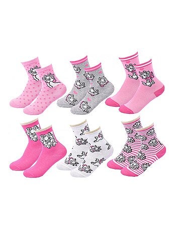 Pack de 6 Meias Rapariga DISNEY CLASSIC
