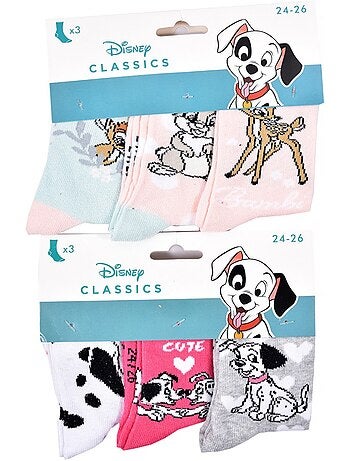 Pack de 6 Meias Rapariga DISNEY CLASSIC