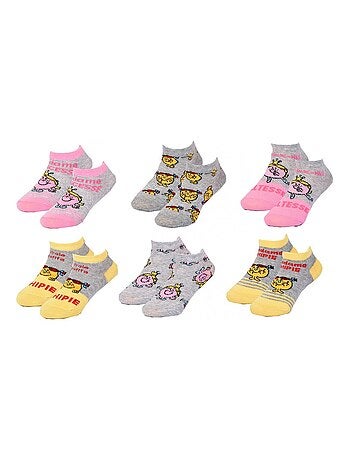 Pack de 6 Meias Rapariga MONSIEUR MADAME