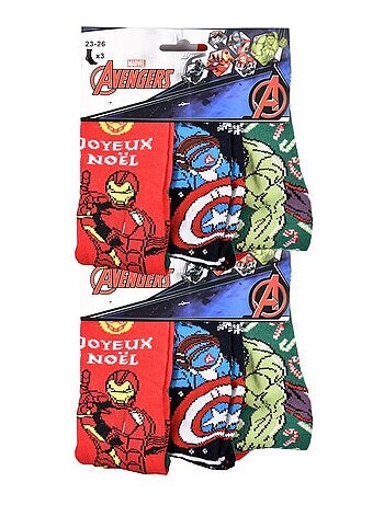 Pack de 6 Meias Rapaz AVENGERS