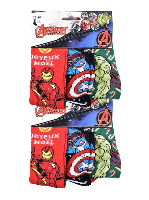 Pack de 6 Meias Rapaz AVENGERS - Kiabi Pack de 6 Meias Rapaz AVENGERS - Kiabi