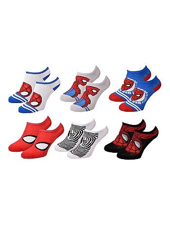 Pack de 6 Meias Rapaz DISNEY SPIDERMAN