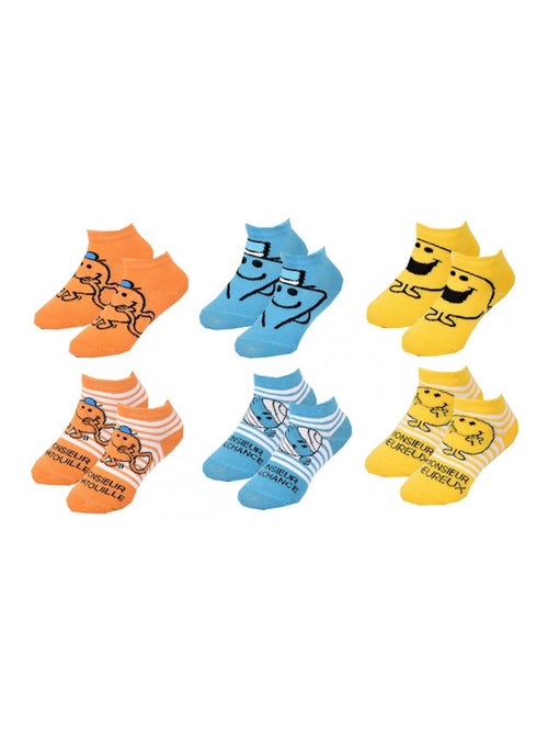 Pack de 6 Meias Rapaz MONSIEUR MADAME - Kiabi Pack de 6 Meias Rapaz MONSIEUR MADAME - Kiabi