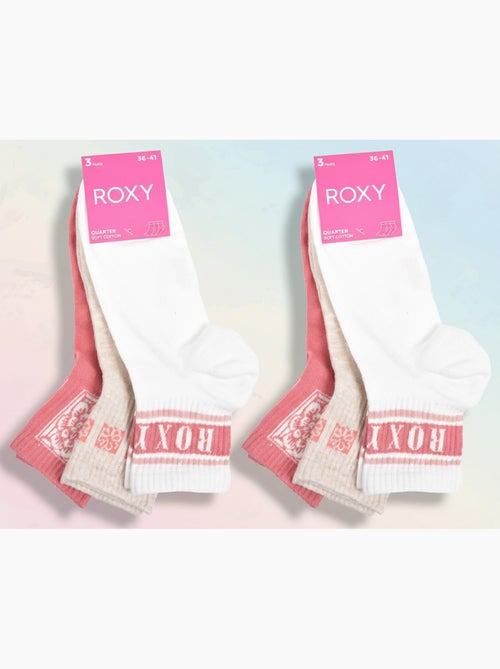 Pack de 6 Pares de Meias Curtas Quarter ROXY - Kiabi