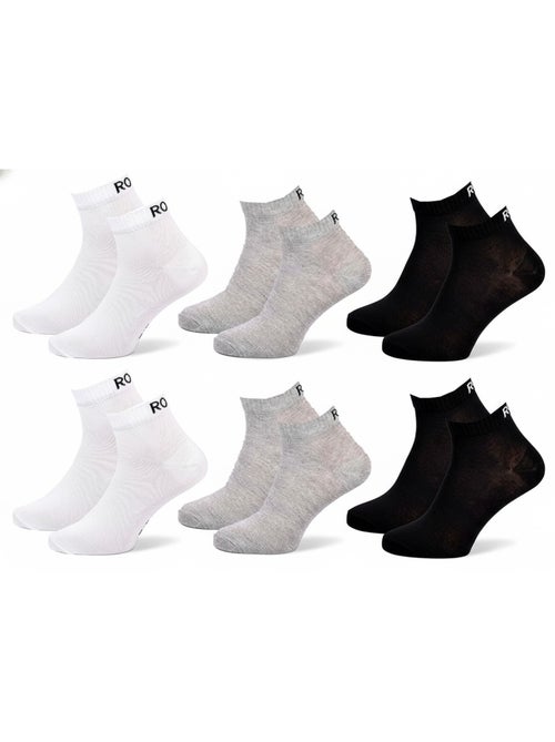 Pack de 6 Pares de Meias Curtas Quarter ROXY - Kiabi
