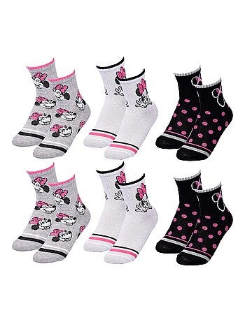 Pack de 6 Pares Meias Rapariga DISNEY MINNIE