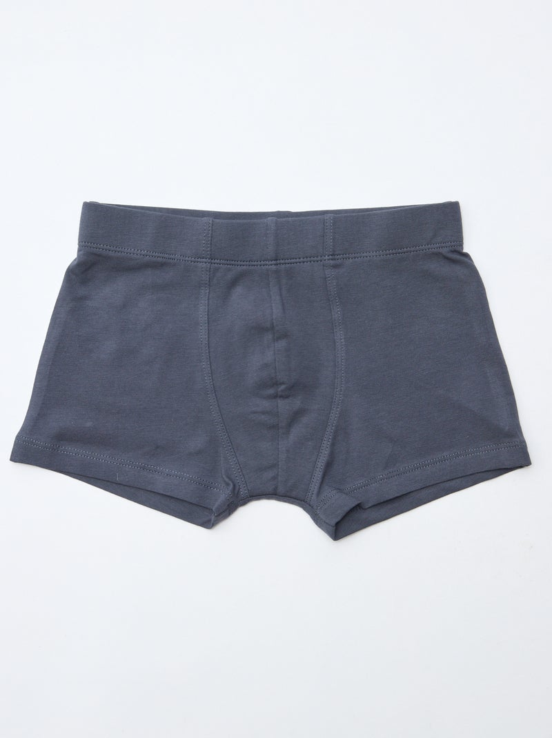 Pack de 7 boxers em algodão Castanho - Kiabi
