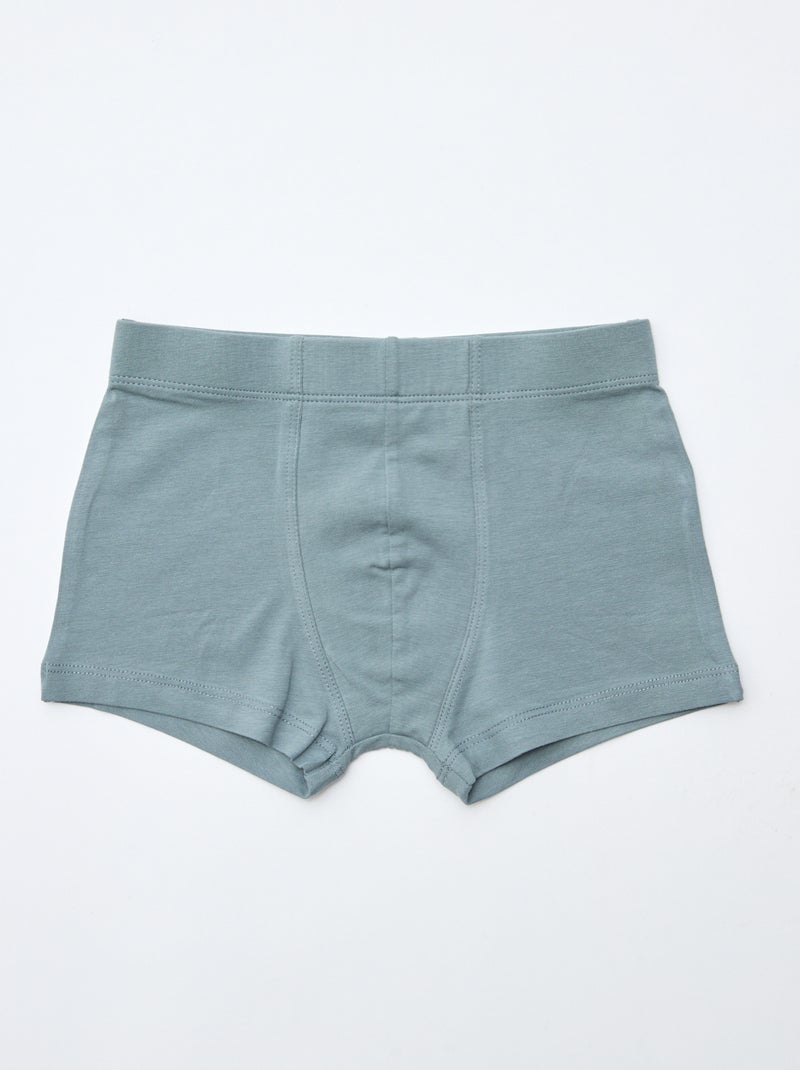 Pack de 7 boxers em algodão Castanho - Kiabi