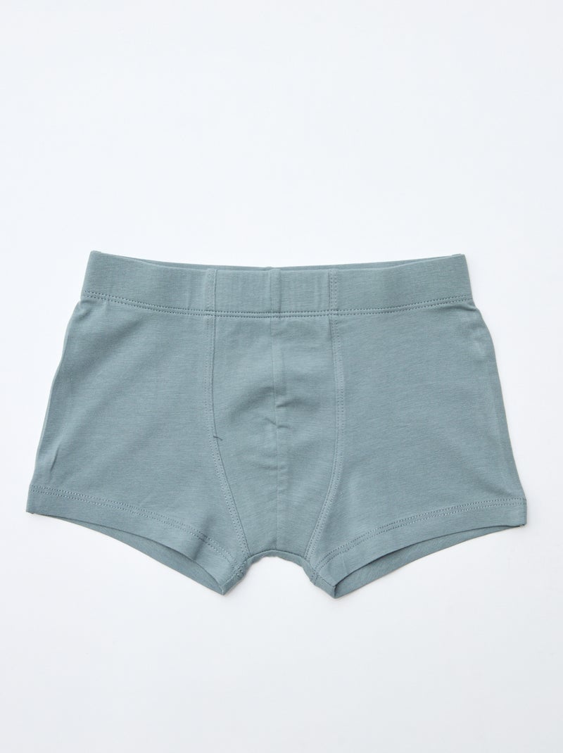 Pack de 7 boxers em algodão Castanho - Kiabi