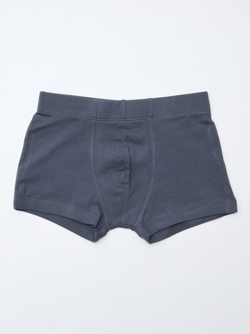 Pack de 7 boxers em algodão Castanho - Kiabi