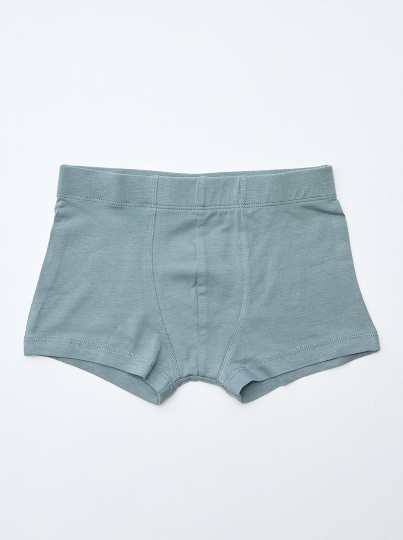 Pack de 7 boxers em algodão Castanho - Kiabi