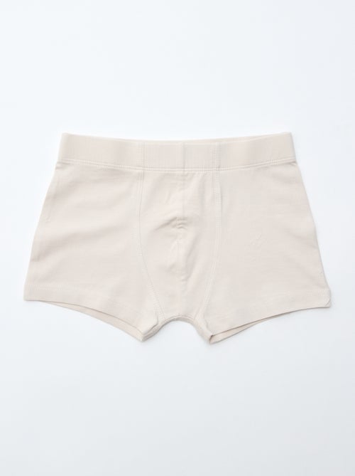 Pack de 7 boxers lisos para homem - Kiabi