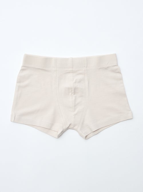 Pack de 7 boxers lisos para homem - Kiabi