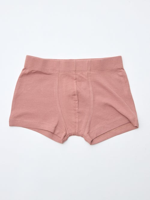 Pack de 7 boxers lisos para homem - Kiabi