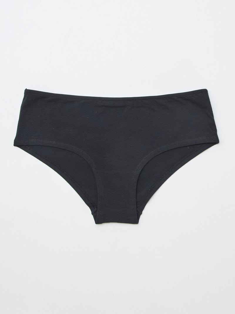Pack de 7 cuecas boxer Preto - Kiabi
