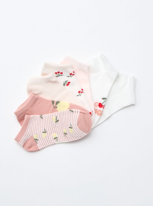 Pack de 7 pares de meias invisíveis - Kiabi