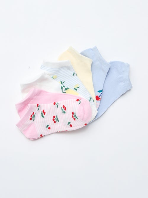 Pack de 7 pares de meias invisíveis - Kiabi