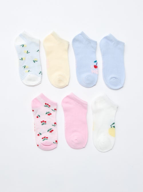 Pack de 7 pares de meias invisíveis - Kiabi