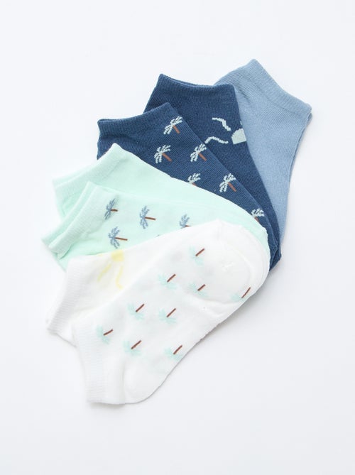 Pack de 7 pares de meias invisíveis - Kiabi