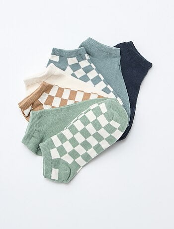 Pack de 7 pares de meias invisíveis