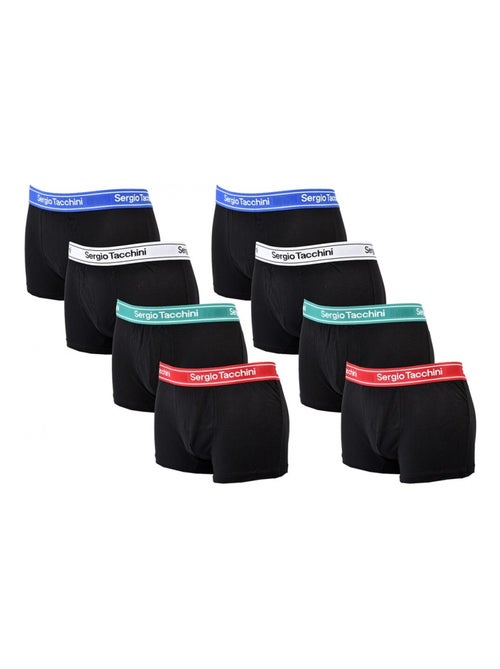 Pack de 8 Cuecas Boxer SERGIO TACCHINI - Kiabi Pack de 8 Cuecas Boxer SERGIO TACCHINI - Kiabi