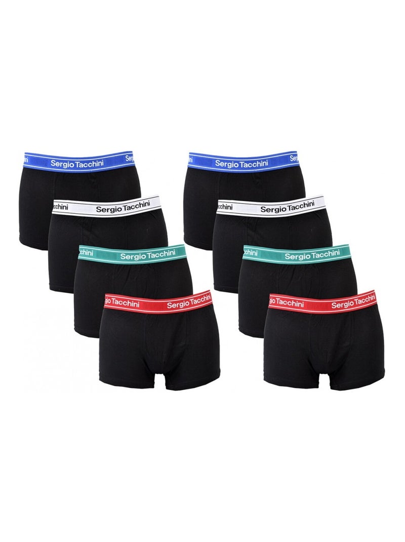 Pack de 8 Cuecas Boxer SERGIO TACCHINI Multicolorido - Kiabi