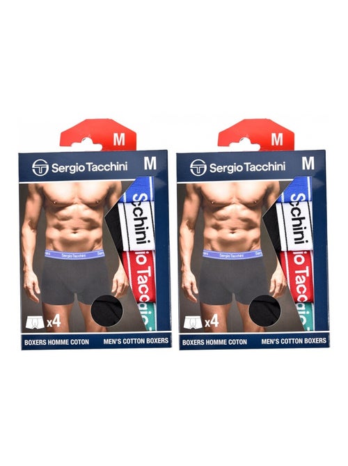 Pack de 8 Cuecas Boxer SERGIO TACCHINI - Kiabi Pack de 8 Cuecas Boxer SERGIO TACCHINI - Kiabi