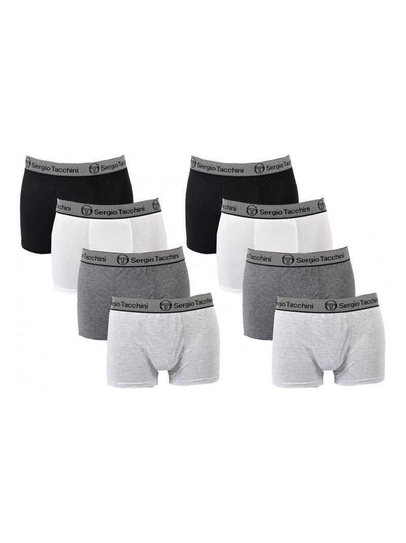 Pack de 8 Cuecas Boxer SERGIO TACCHINI Multicolorido - Kiabi