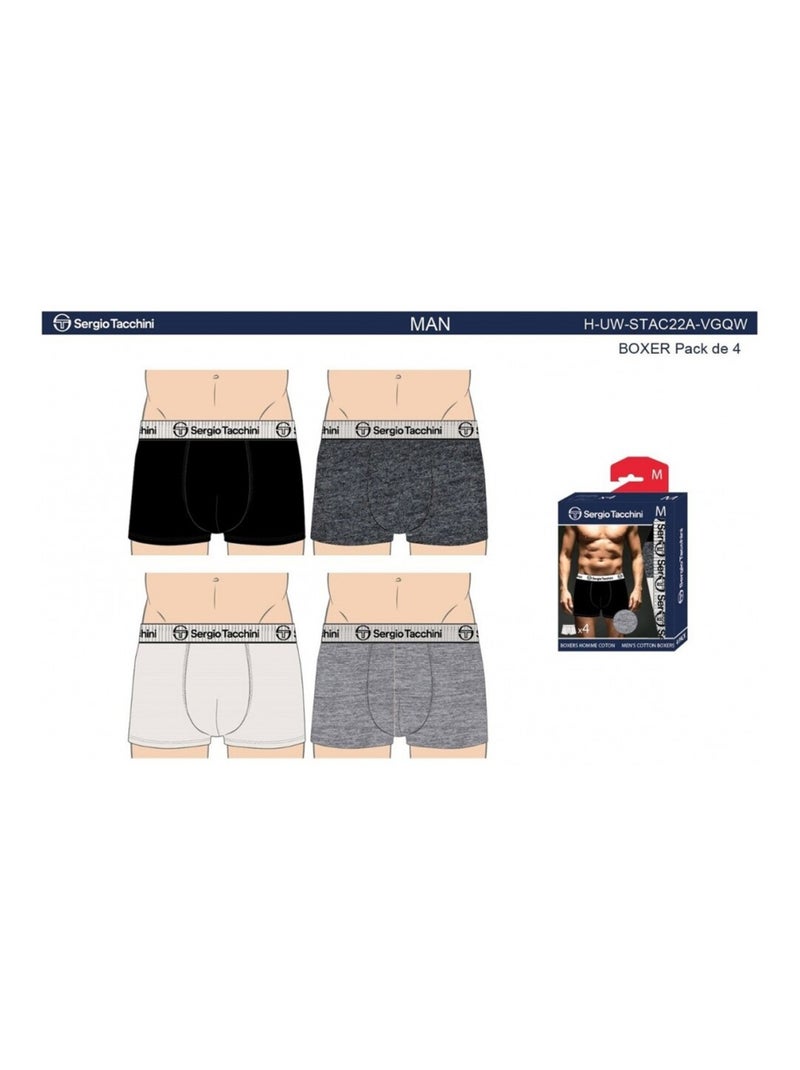 Pack de 8 Cuecas Boxer SERGIO TACCHINI Multicolorido - Kiabi