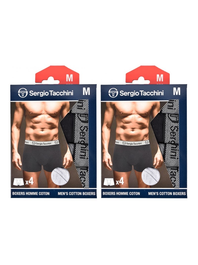 Pack de 8 Cuecas Boxer SERGIO TACCHINI Multicolorido - Kiabi