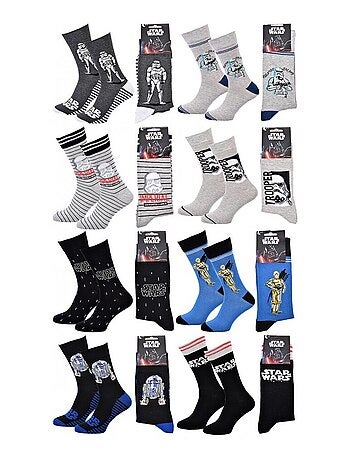 Pack de 8 Meias Homem DISNEY STAR WARS