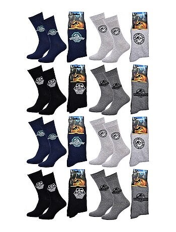Pack de 8 Meias Homem JURASSIC WORLD
