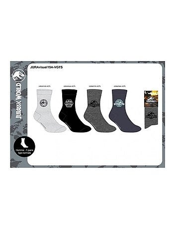 Pack de 8 Meias Homem JURASSIC WORLD