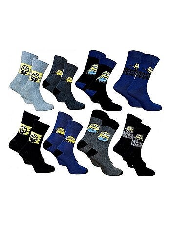 Pack de 8 Meias Homem LES MINIONS
